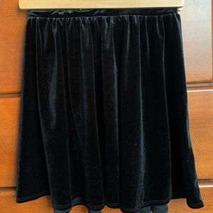 Velvet skirt